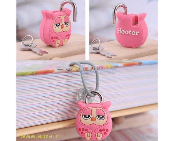 Silicone Cartoon Metal Lock