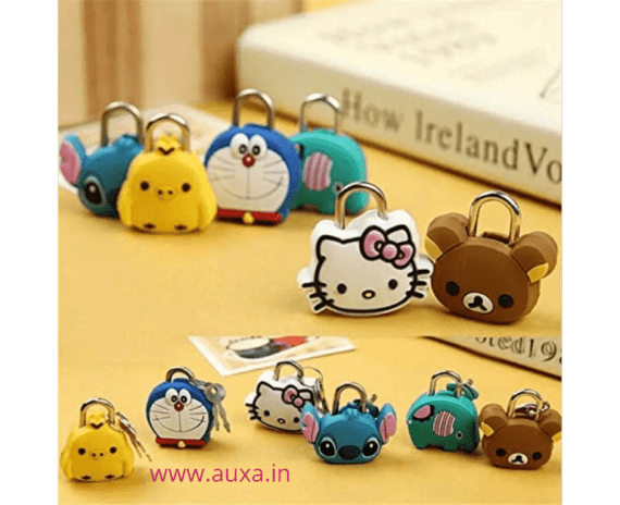 Silicone Cartoon Metal Lock