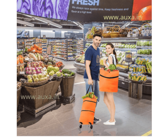 Foldable Shopping Trolley Bag