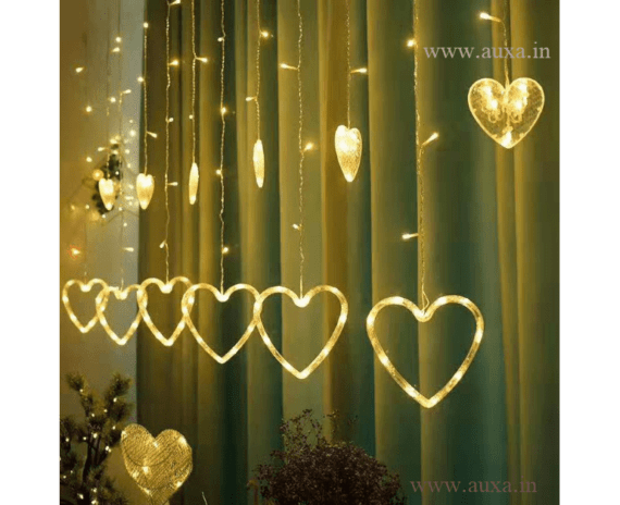 Heart Led Curtain String