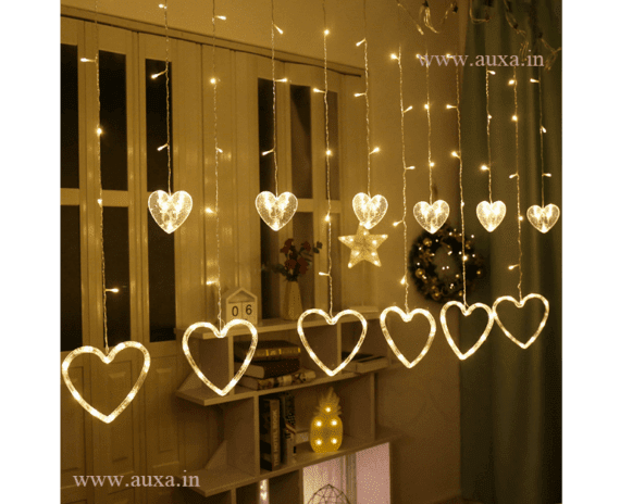 Heart Led Curtain String