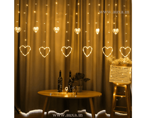 Heart Led Curtain String