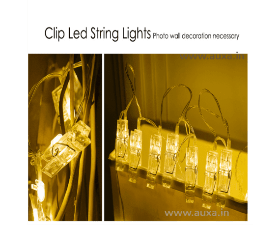 Led Photo Clips String Lights