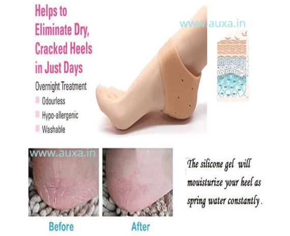 Silicone Gel Heel Pad Socks