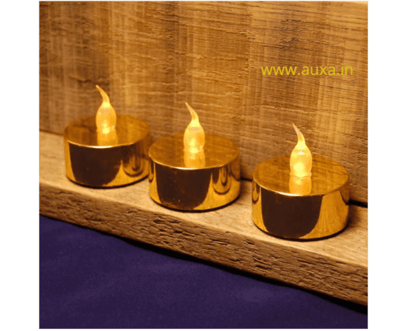 Golden LED Tealight Candle