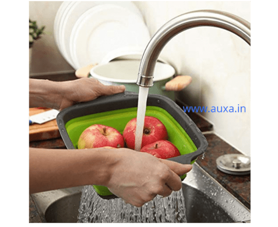 Square Silicone Collapsible Strainer