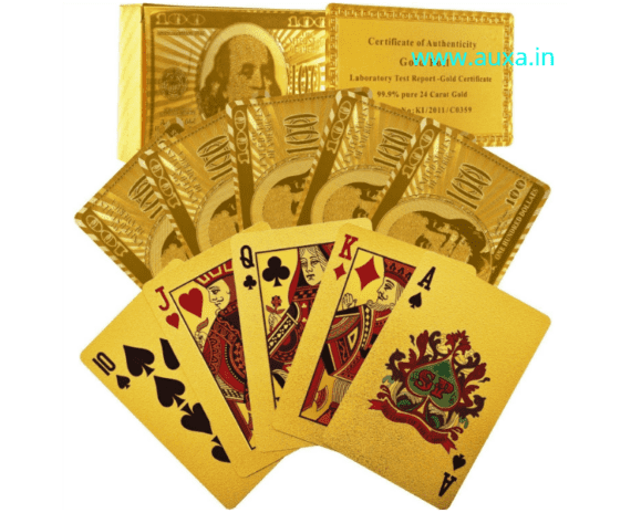 Gold Plated Playing Cards