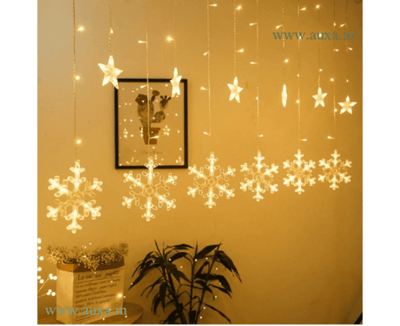 Snowflake Led Curtain String