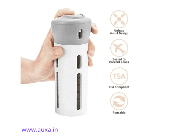 4-In-1 Travel Lotion Dispenser Bottle