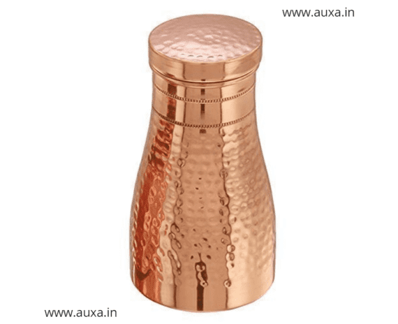 Copper Bedside Carafe Glass