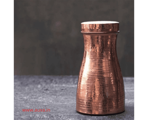 Copper Bedside Carafe Glass