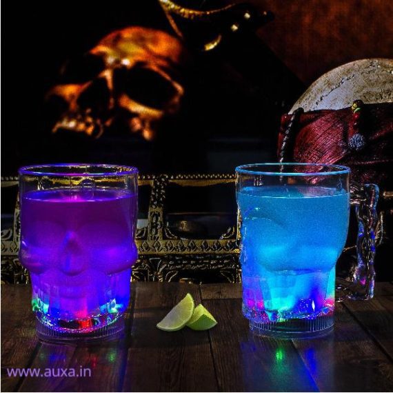 Multicolor Led Skull Beer Mug