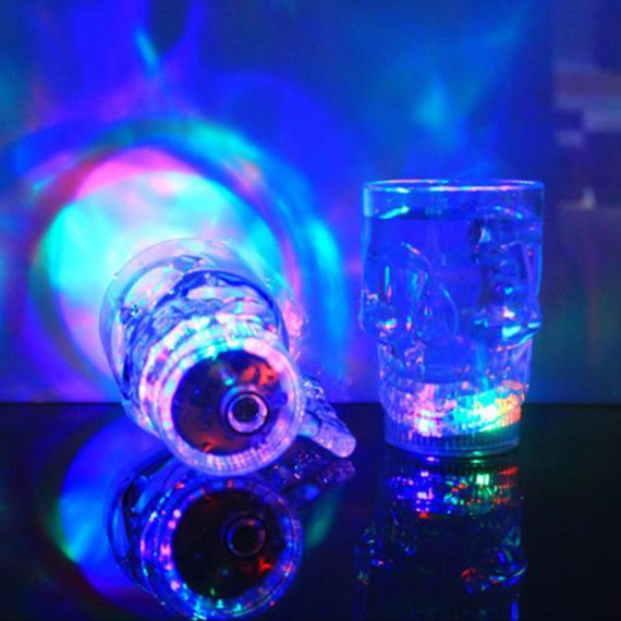 Multicolor Led Skull Beer Mug