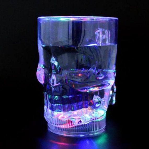 Multicolor Led Skull Beer Mug