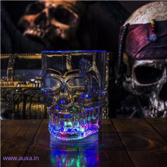 Multicolor Led Skull Beer Mug