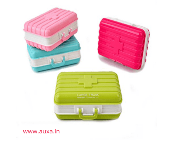 Suitcase Pill Box Organizer