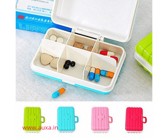 Suitcase Pill Box Organizer