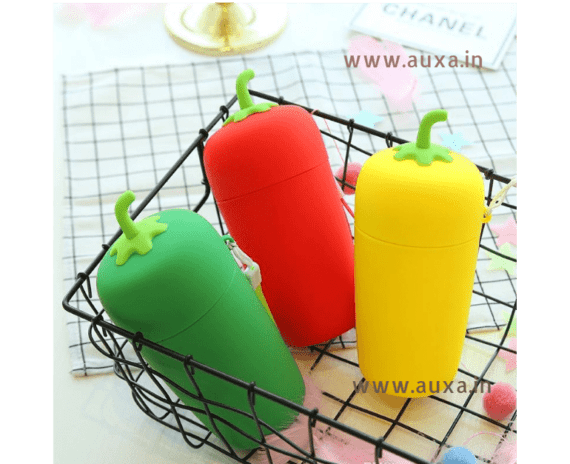 Silicone Capsicum Glass Bottle