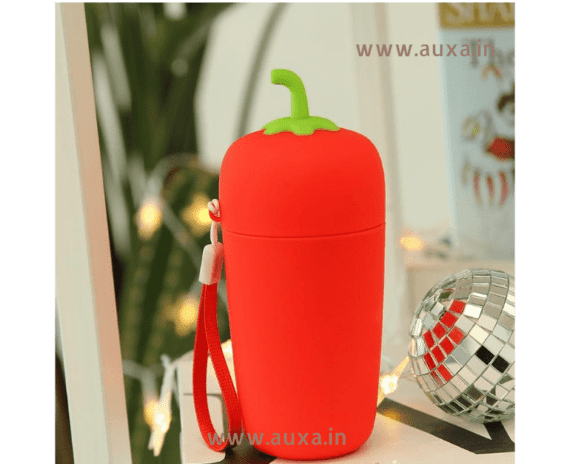 Silicone Capsicum Glass Bottle