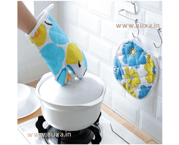 Microwave Cotton Oven Gloves