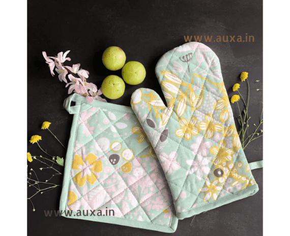 Microwave Cotton Oven Gloves