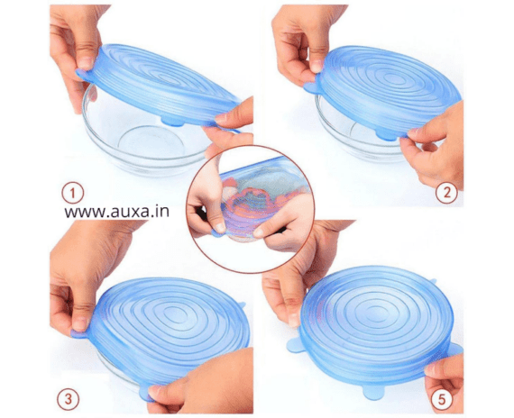 Flexible Silicone Stretch Lids