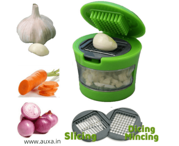 Garlic Press Chopper Crusher