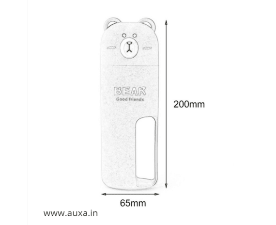 Bear Traveling Toothbrush Case