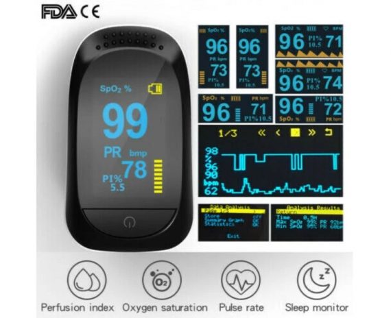 Digital Finger Pulse Oximeter