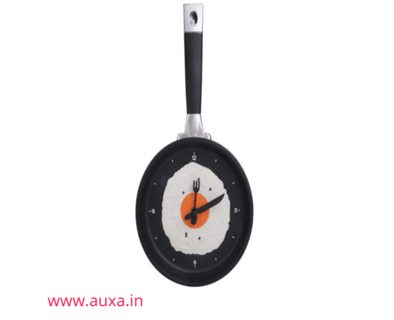 Egg Frying Pan Clock