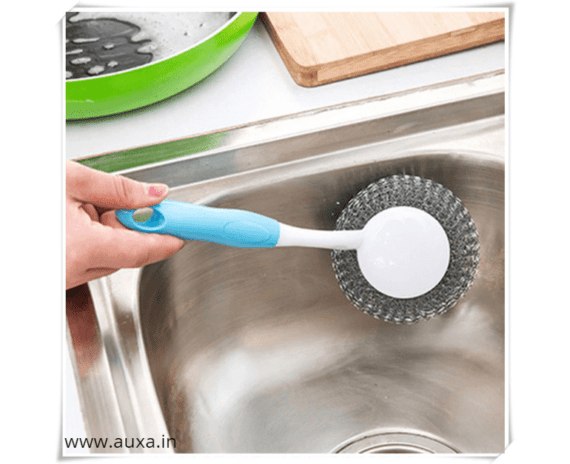 Long Handle Dishwashing Scrubber