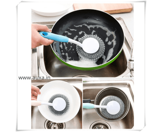 Long Handle Dishwashing Scrubber