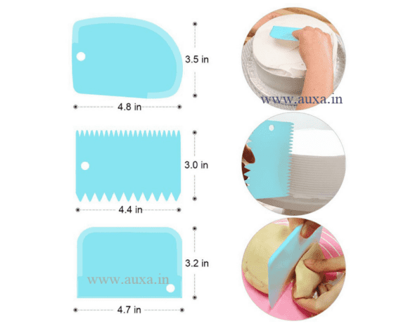 Cake Scraper Smoother Comb