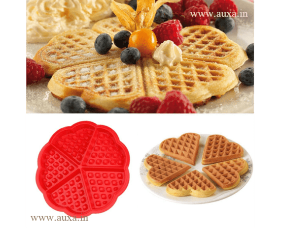 Heart Silicone Waffle Mold