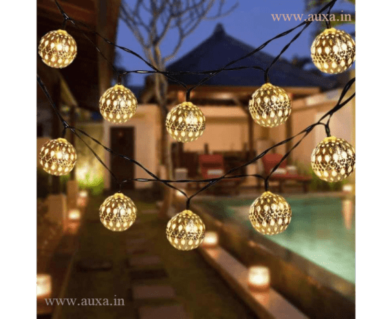 Golden Metal Ball Led