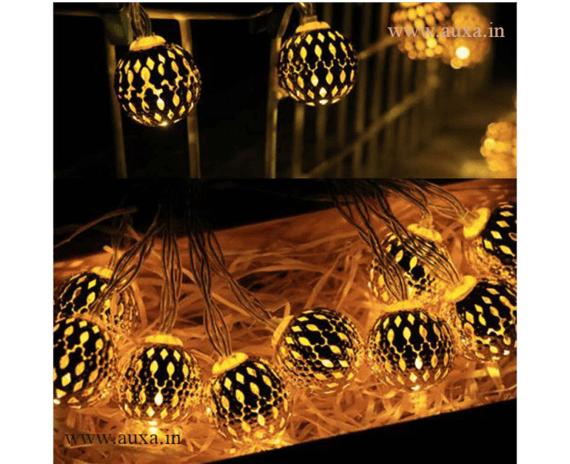 Golden Metal Ball Led