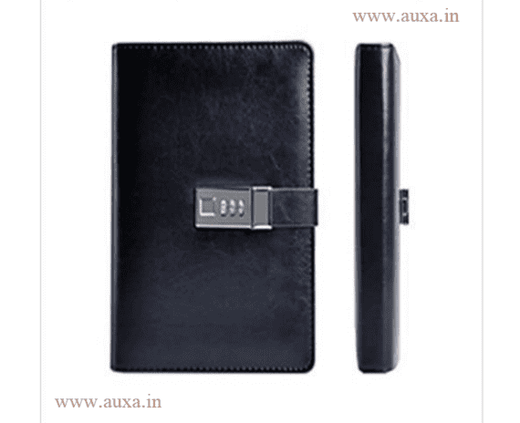 Leather Numbering Lock Diary