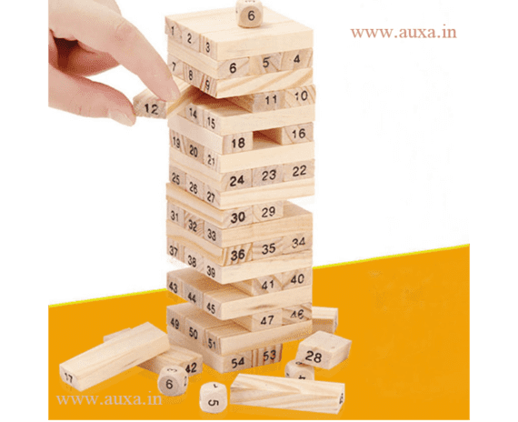 Wooden Jenga Building Blocks