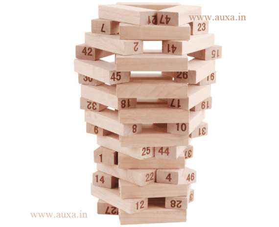 Wooden Jenga Building Blocks