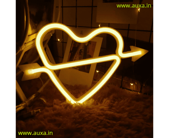 LED Heart Neon Light