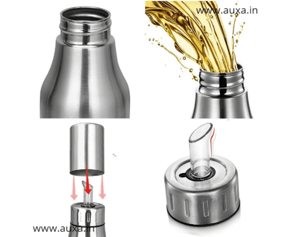 Steel Oil Dispenser Bottle