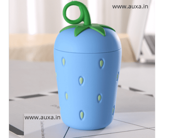 Silicone Strawberry Glass Bottle