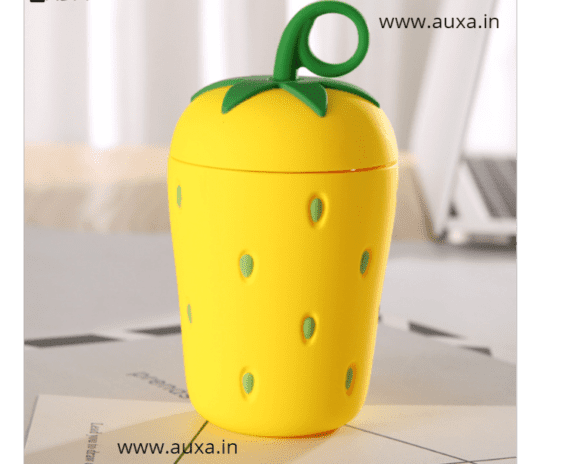 Silicone Strawberry Glass Bottle