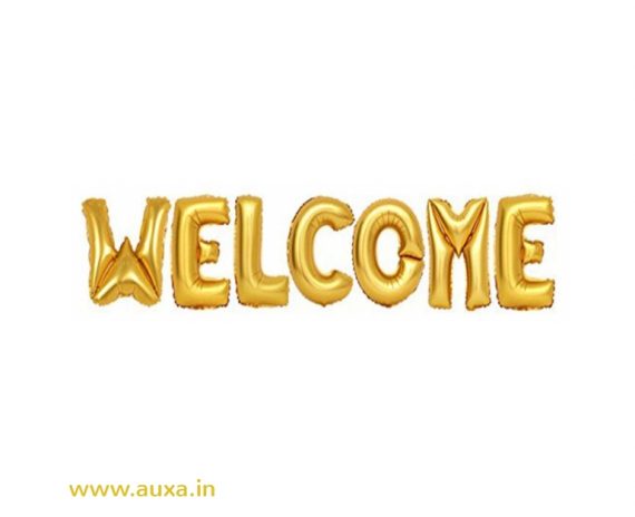 Welcome Letter Foil Balloon