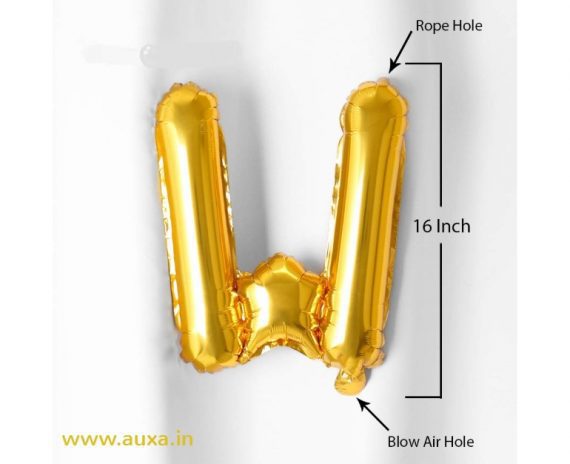 Welcome Letter Foil Balloon