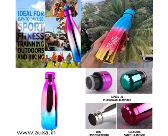 Customized Metallic Water Bottle