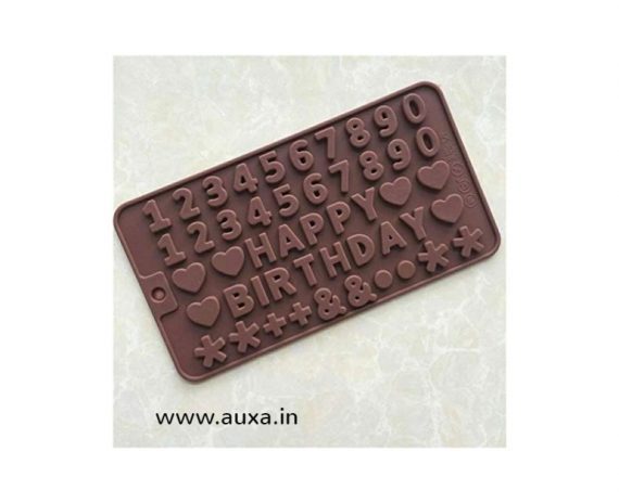 Happy Birthday Alphabets Mold