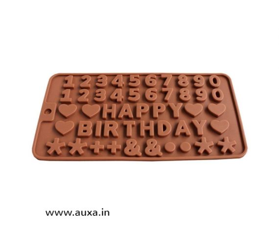 Happy Birthday Alphabets Mold