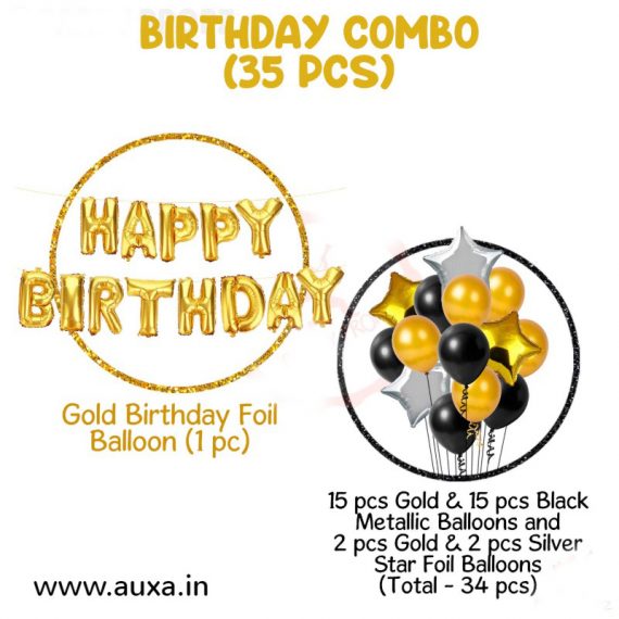 Happy Birthday Balloons Decoration Kit