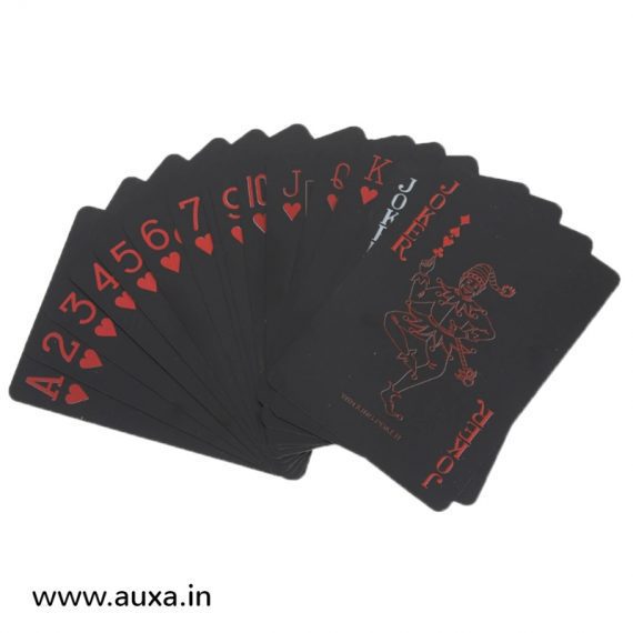 Luxury Black Playing Cards